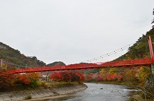 2016 秋 あゆのつり橋(福島県東白河郡矢祭町)